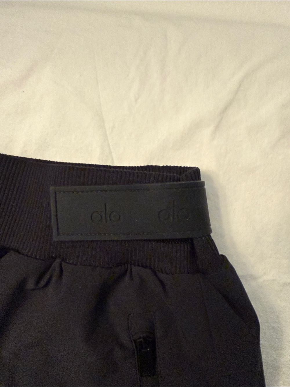 ALO Yoga High Waisted Charcoal Circle Skater Skirt with Zip Pockets - Picture 5 of 9